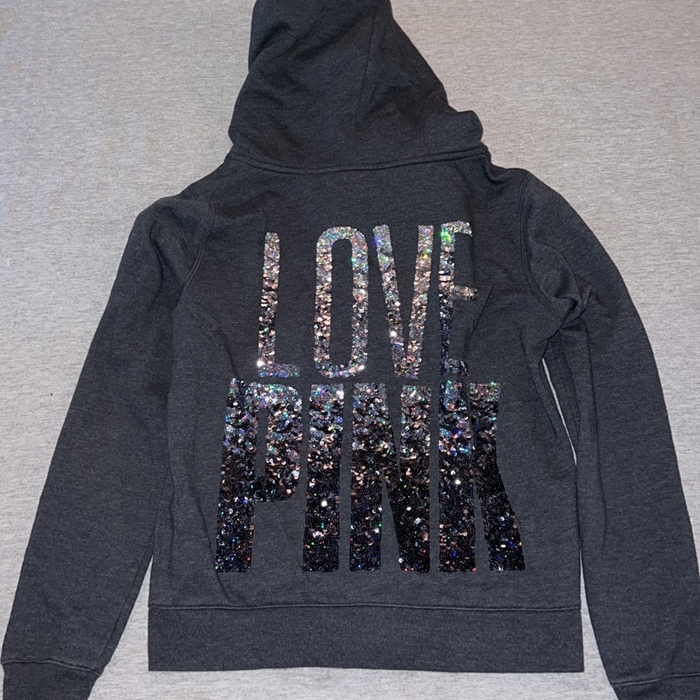 PINK Victoria's Secret Dark Gray Hoodie
